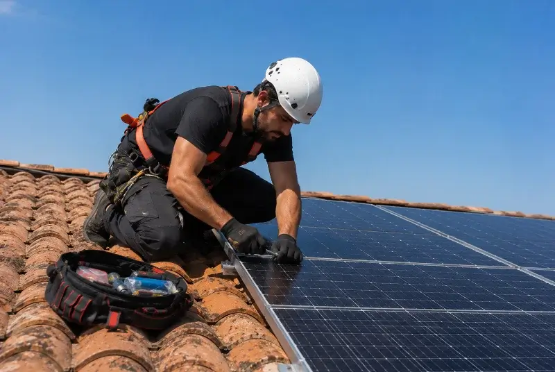 Maintenance et monitoring de panneaux solaires à Traenheim